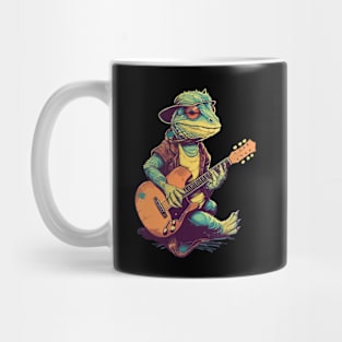 Lizard Musician Mug